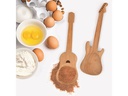 Kikkerland Salatbesteck Gitarre Hellbraun