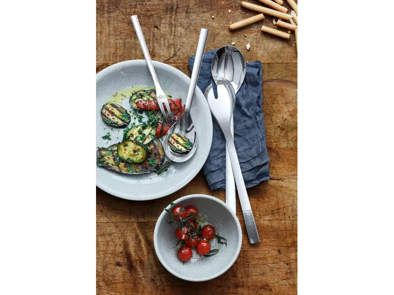 WMF Salatbesteck Nuova 4-teilig, Silber