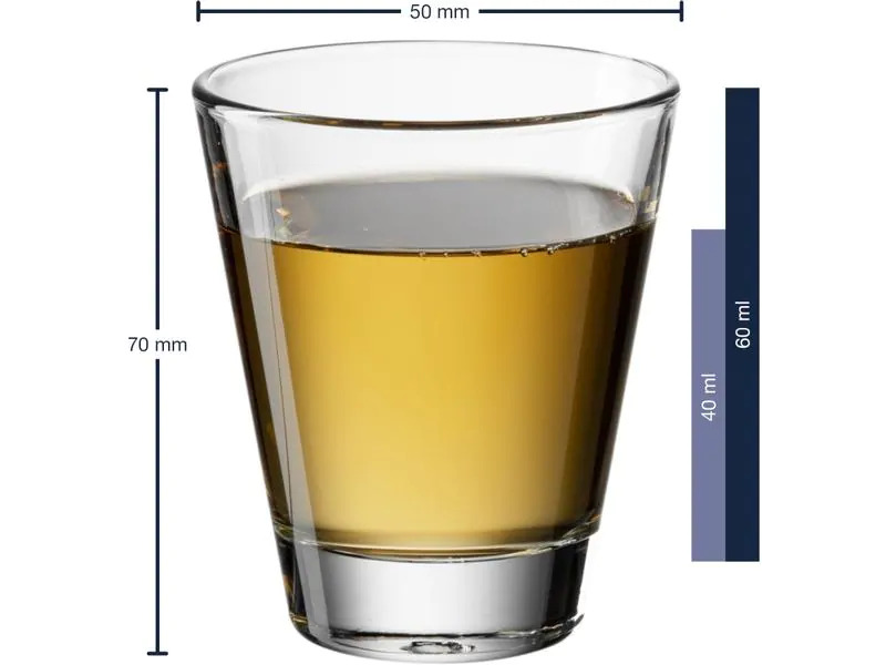 Leonardo Schnapsglas Ciao 60 ml, 6 Stück, Transparent 