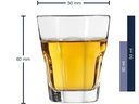 Leonardo Schnapsglas Stamper, Rock 50 ml, 6 Stück, Transparent 