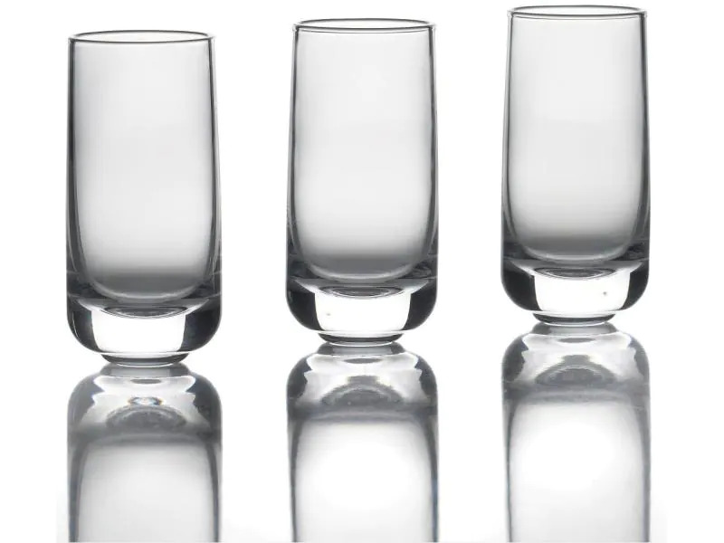 Zone Denmark Schnapsglas 50 ml, 3 Stück, Transparent 