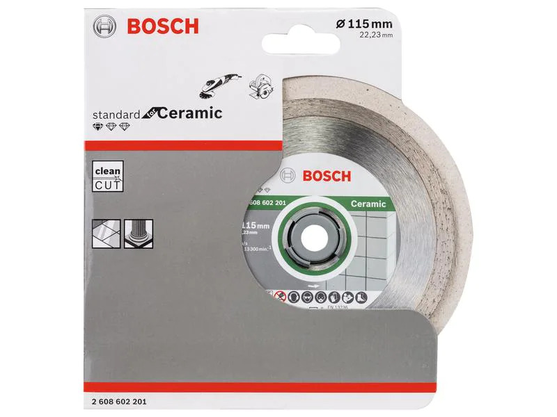 Bosch Professional Diamanttrennscheibe Standard for Ceramic, 11.5 cm x 1.6 mm