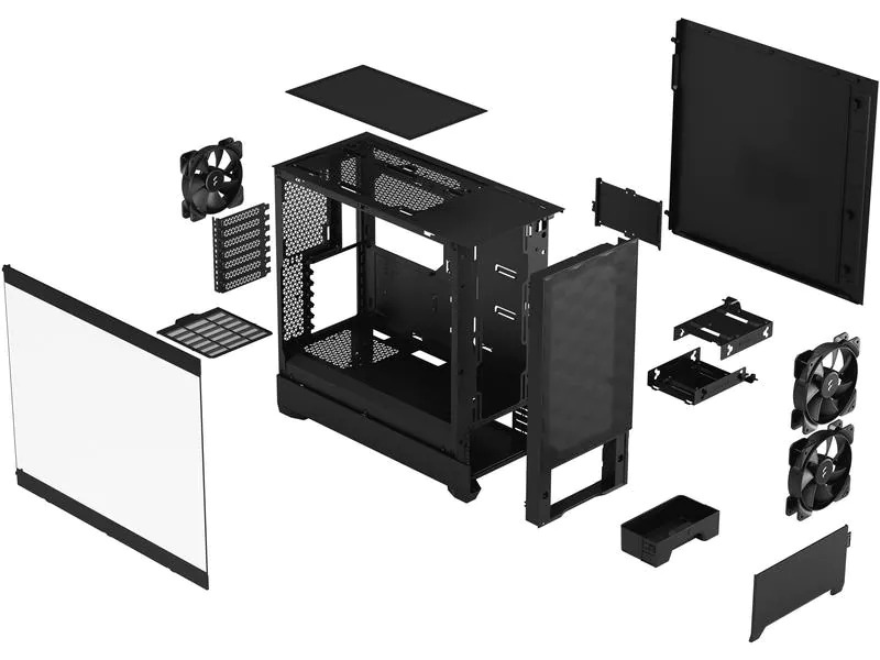 Fractal Design PC-Gehäuse Pop Air TG Schwarz