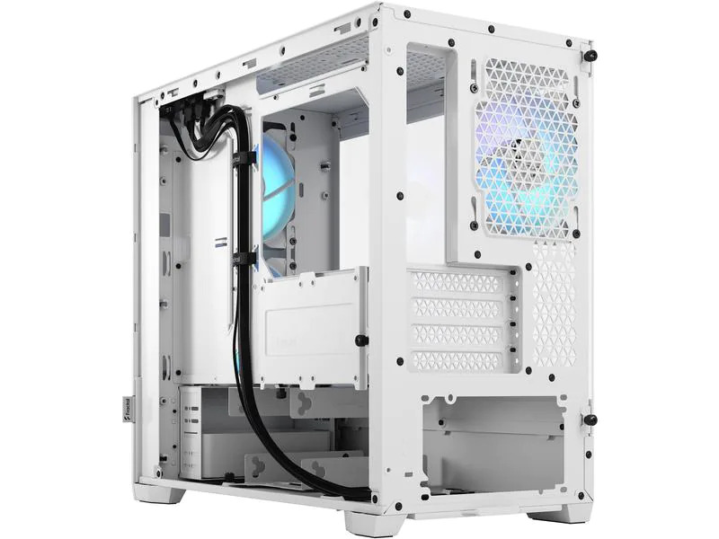 Fractal Design PC-Gehäuse Pop Mini Air RGB TG Weiss