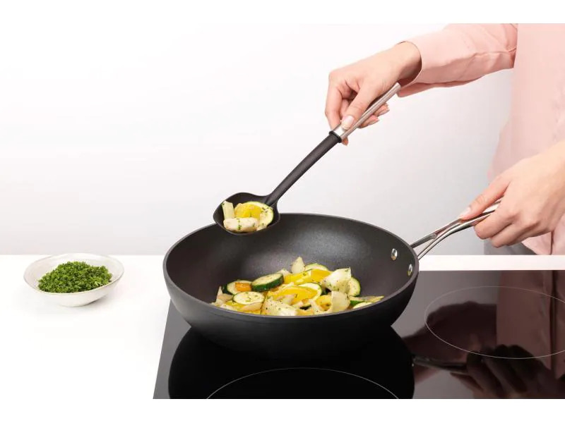 Brabantia Servierlöffel Profile Line Edelstahl, Schwarz