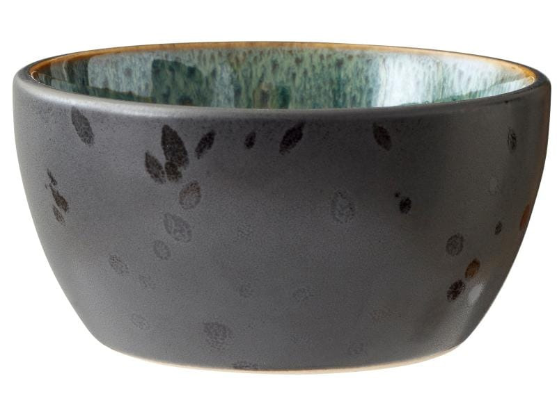 Bitz Schüssel 4 Stück, 10 cm, Blau/Grün/Orange/Schwarz