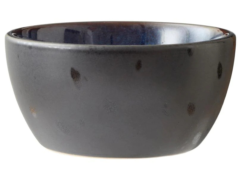 Bitz Schüssel 4 Stück, 10 cm, Blau/Grün/Orange/Schwarz