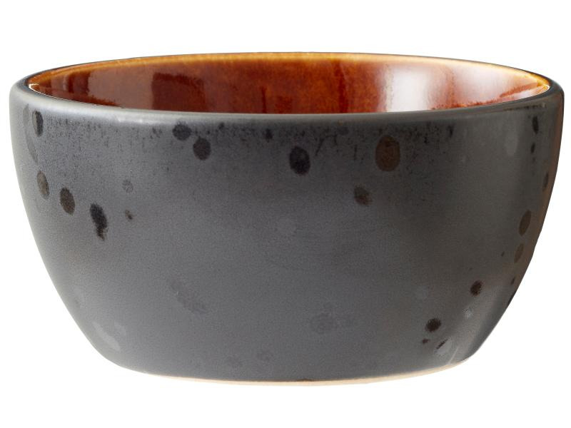 Bitz Schüssel 4 Stück, 10 cm, Blau/Grün/Orange/Schwarz