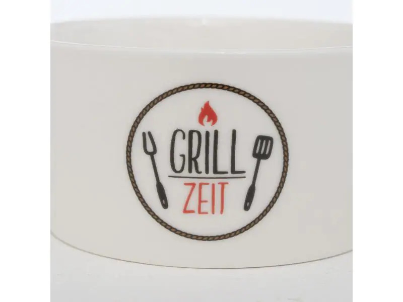 Boltze Schale Griller 2 Stück, Weiss