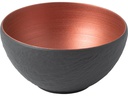 Villeroy &amp; Boch Schale Manufacture Rock Glow 4 Stück, Bronze/Grau