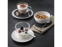 Villeroy &amp; Boch Snackschale Manufacture Rock 4 Stück, Weiss