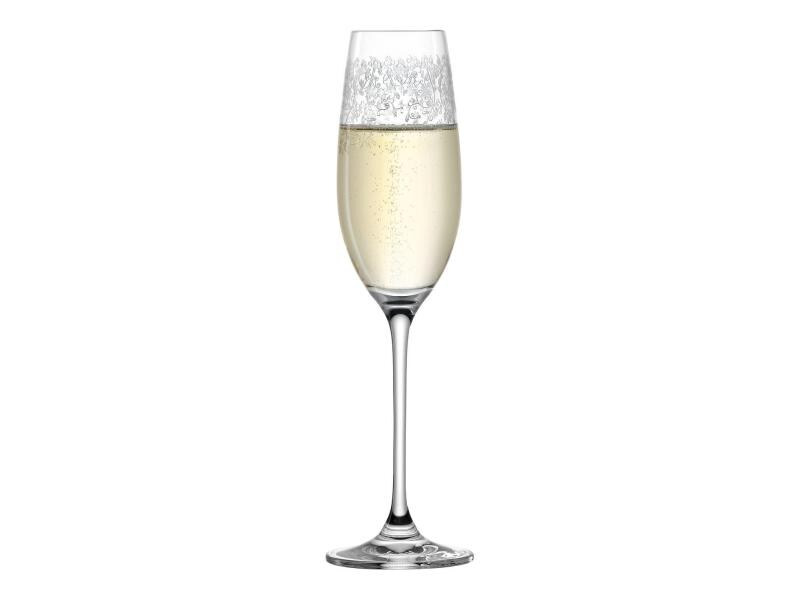 Leonardo Sektglas Chateau 200 ml, 6 Stück, Transparent 