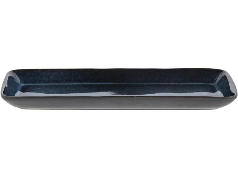Bitz Servierplatte 4 Stück, Blau/Schwarz