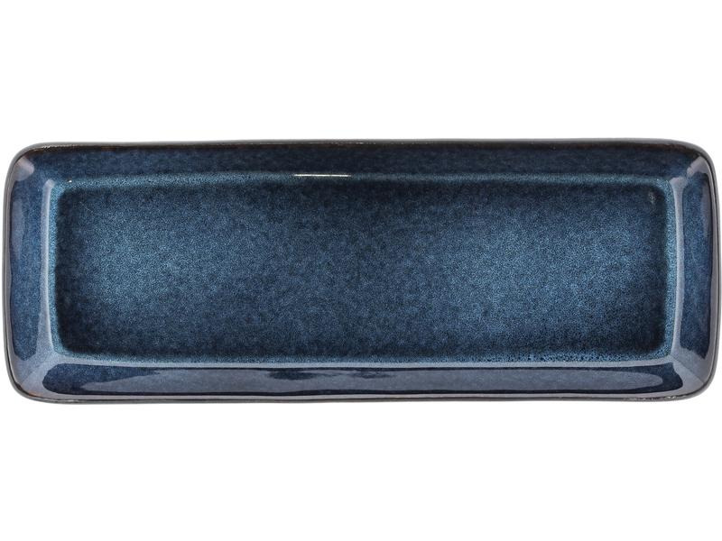 Bitz Servierplatte 4 Stück, Blau/Schwarz