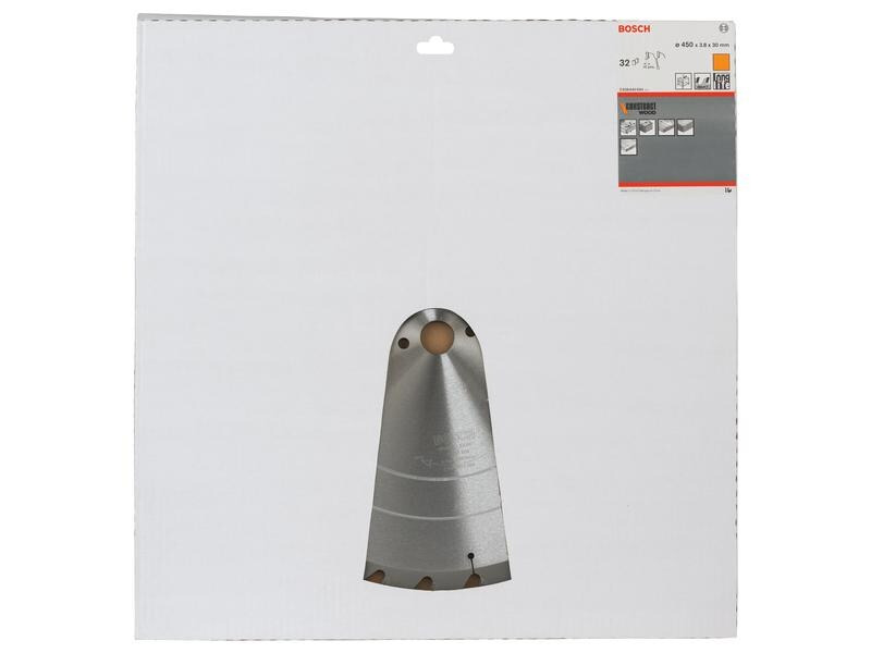 Bosch Professional Kreissägeblatt Construct Wood, 45 cm x 3 cm x 0.38 cm, 32