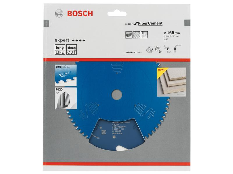 Bosch Professional Kreissägeblatt Expert Fibre Cement, 16.5 x 2 x 0.22 cm, 4
