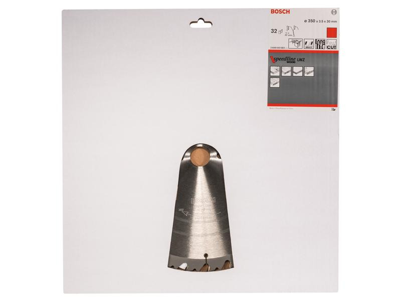 Bosch Professional Kreissägeblatt Speedline Wood, 35 cm x 3 cm x 0.35 cm, 32