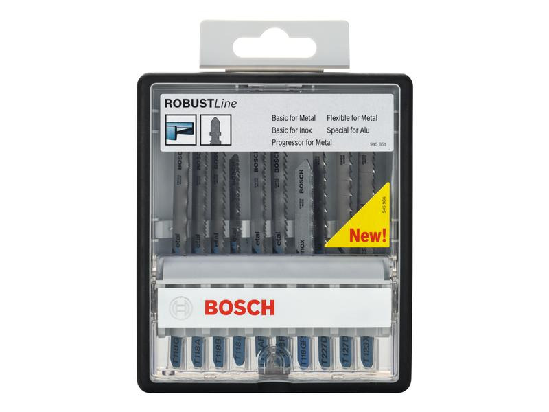 Bosch Professional Stichsägeblätter-Set Metal T-Schaft, 10-teilig
