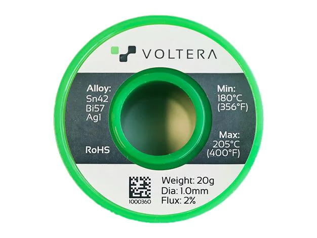 Voltera Lötzinn 1.0 mm, 20 g bleifrei