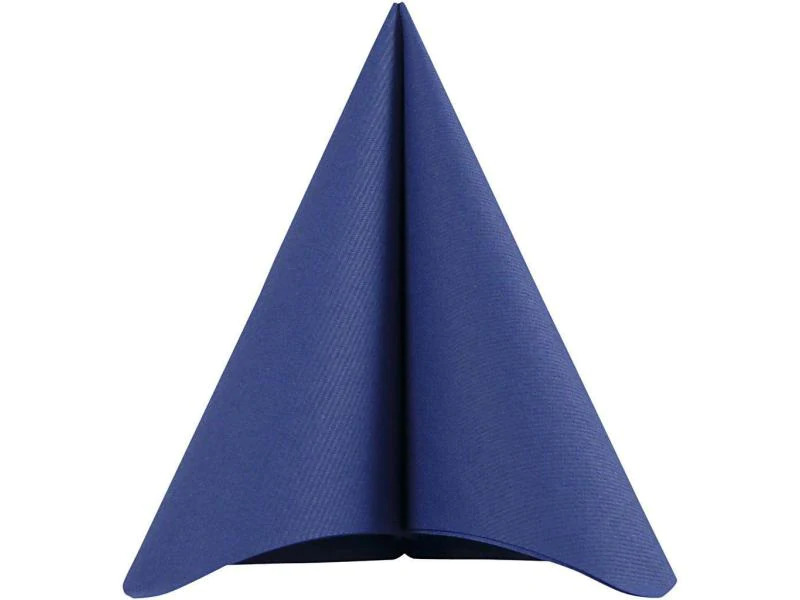 Creativ Company Papierservietten 40 cm x 40 cm, 20 Stück, Dunkelblau