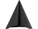 Creativ Company Papierservietten 40 cm x 40 cm, 20 Stück, Schwarz