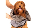 Dogs smarter by design Handtuch Dirty Dog Shammy Towel grau