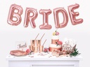 Partydeco Papierservietten Bride to be 33 x 33 cm, Weiss/Rosegold