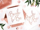 Partydeco Papierservietten Bride to be 33 x 33 cm, Weiss/Rosegold