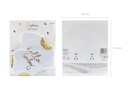 Partydeco Papierservietten Hello Baby Strampler 16 x 16 cm, 20 Stück