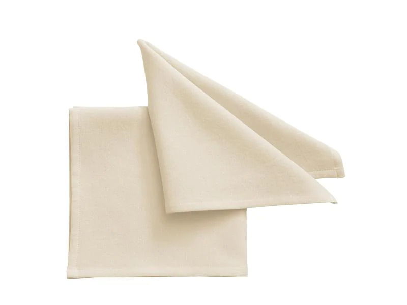 Pichler Stoffserviette One 40 cm x 40 cm, 6 Stück, Hellbeige