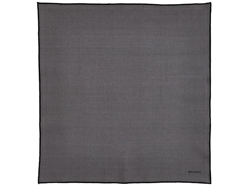 Södahl Stoffserviette Organic 2 Stück, Grau/Schwarz