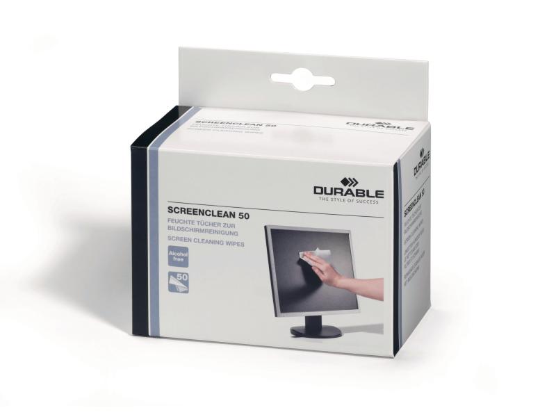 DURABLE Bildschirmreinigungstücher Screenclean