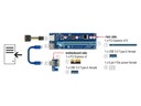 Delock PCI-E Riser Karte Crypto Mining PCIe x1 auf x16