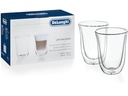 De'Longhi Latte Macchiato-Glas 220 ml, 2 Stück, Transparent