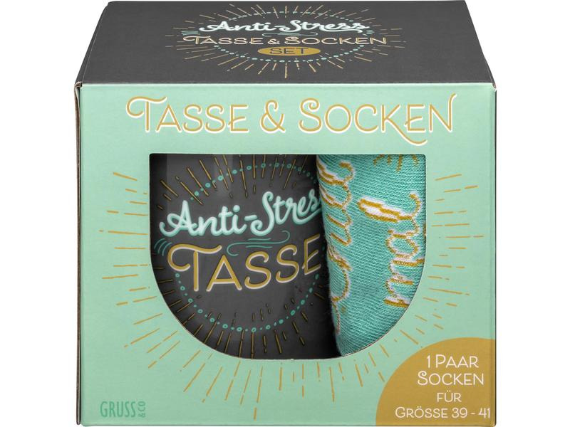 Sheepworld Kaffeetasse Anti-Stress 350 ml , 1 Stück, Schwarz