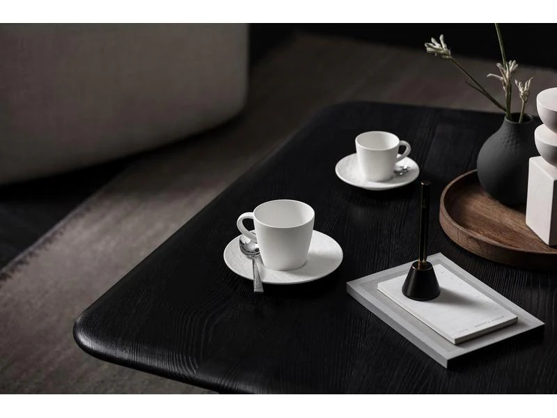 Villeroy &amp; Boch Kaffeetasse Manufacture Rock 0.22 l, 6 Stück, Crème