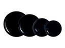 Arcoroc Suppen- und Pastateller Evolution Ø 20 cm 6 Stück, Schwarz