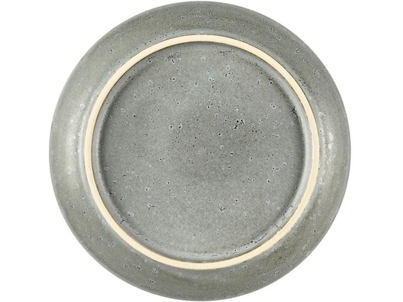 Bitz Frühstücks- und Dessertteller 6 Stück, Crème/Grau