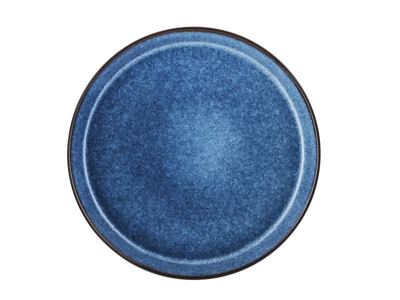 Bitz Speiseteller Ø 27 cm 6 Stück, Schwarz/Dunkelblau
