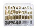 Delock Abstandshalter M2.5, M3, M4, M5, M6 Sechskant, 362 Stück