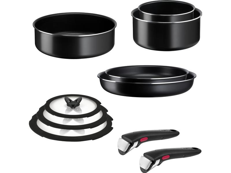 Tefal Pfannen-Set Ingenio Easy On 10-teilig, Schwarz