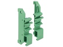 Delock Platine Din-RAIL Seitenteil Halterung, 4 Stück