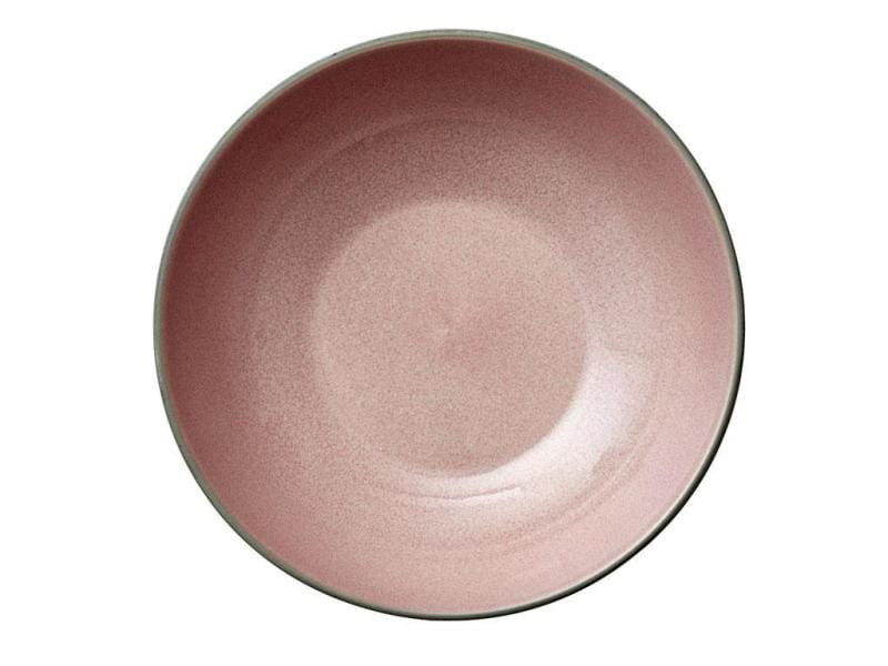 Bitz Suppen- und Pastateller Ø 20 cm 6 Stück, Grau/Pink