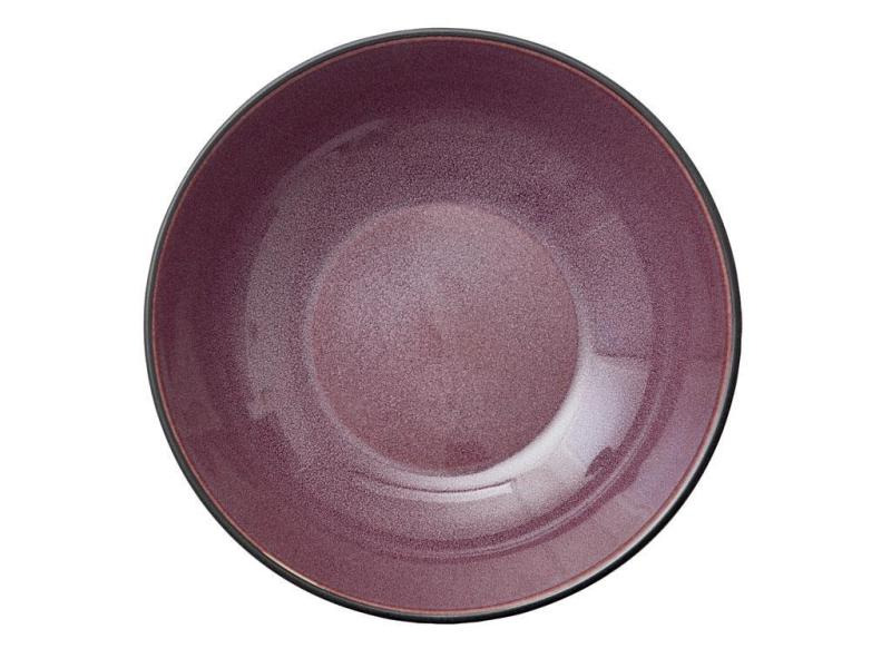Bitz Suppen- und Pastateller Ø 20 cm 6 Stück, Schwarz/Violett