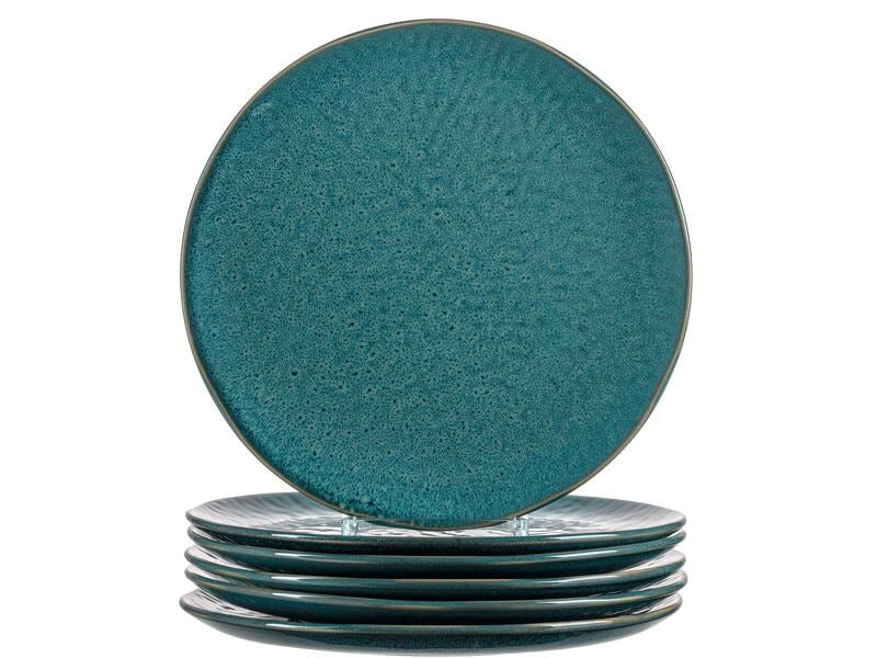 Leonardo Speiseteller Matera Ø 27 cm 6 Stück, Blau