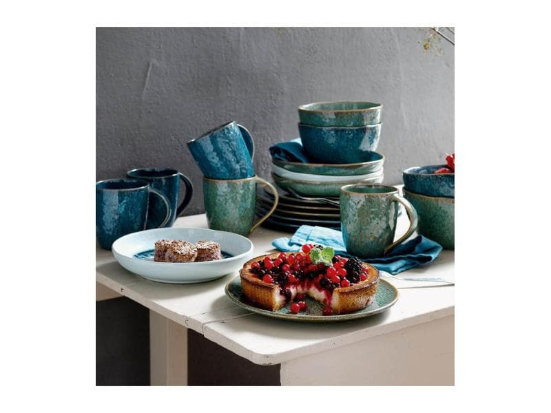 Leonardo Speiseteller Matera Ø 27 cm 6 Stück, Blau