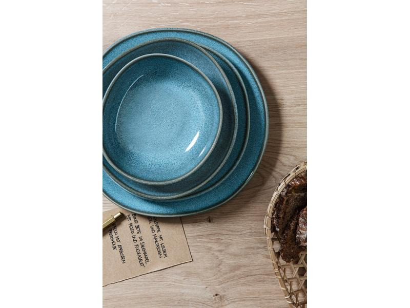 Villeroy &amp; Boch Frühstücks- und Dessertteller Lave 6 Stück, Blau