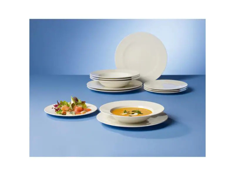 Villeroy &amp; Boch Speiseteller For Me Ø 27 cm 6 Stück, Weiss