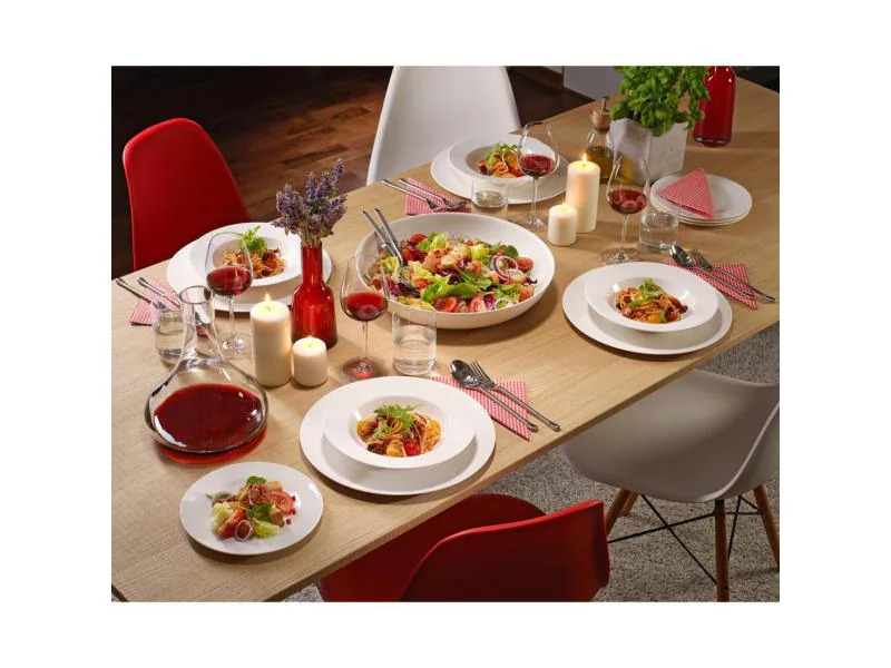 Villeroy &amp; Boch Speiseteller For Me Ø 27 cm 6 Stück, Weiss