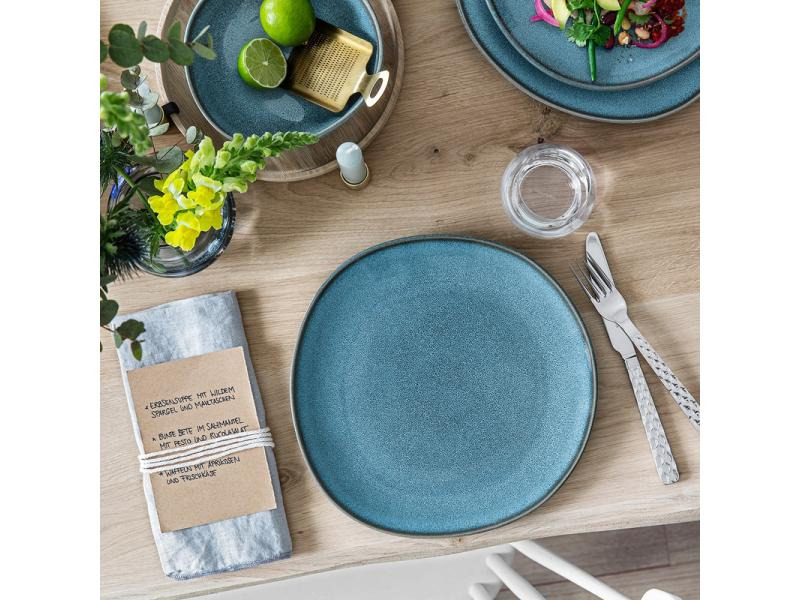 Villeroy &amp; Boch Speiseteller Lave 6 Stück, Blau